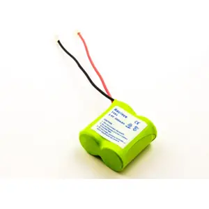 Bateria compatível com A&A ET496, GE 9505, 9506A, NiMH 2.4V 300mAh 0.7Wh