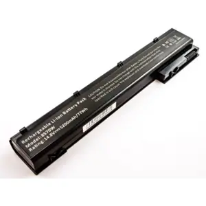 Bateria para computador portátil compatível com HP EliteBook 8560w, Li-ion 14.8V 5200mAh 77.0Wh