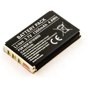 Batería para teléfono móvil compatible con Nokia 8210, 8850, Li-ion 3.7V 1300mAh 4.8Wh