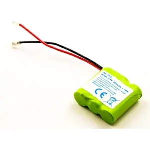Bateria compatível com telefones sem fios Audioline, Sagem, NiMH 3.6V 300mAh 1.1Wh
