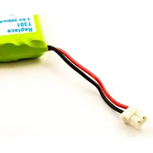 Batería compatible con Audioline CDL970, 971, NiMH 3.6V 300mAh 1.1Wh