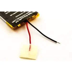 Batería compatible con Apple iPod shuffle 2nd, Li-Po 3.7V 100mAh 0.4Wh