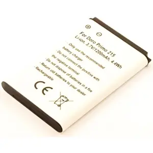 Bateria para telemóvel compatível com Doro Primo 215, Li-ion 3.7V 1200mAh 4.4Wh