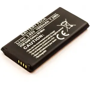 Bateria para telemóvel compatível com Samsung Galaxy S5 mini, Li-ion 3.85V 1900mAh 7.3Wh