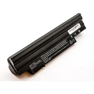 Bateria para computador portátil compatível com ACER Aspire One D255, 522, 722, Li-ion 11.1V 5200mAh 57.7Wh preto