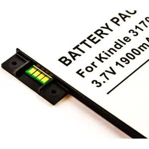 Bateria para eBook reader compatível com Amazon Kindle 3, Li-Po 3.7V 1900mAh 7.0Wh