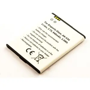 Bateria para telemóvel compatível com Emporia Glam, AK-V34, Li-ion 3.7V 940mAh 3.5Wh