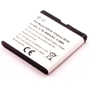 Batería para teléfono móvil compatible con Auro C2010, Classic 2010, Li-ion 3.7V 800mAh 3.0Wh