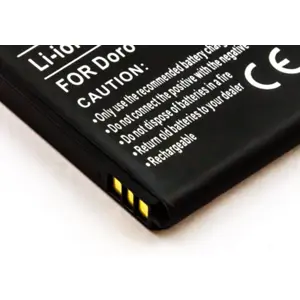 Batería para teléfono móvil compatible con Doro Liberto 820 mini, Li-ion 3.7V 1500mAh 5.6Wh