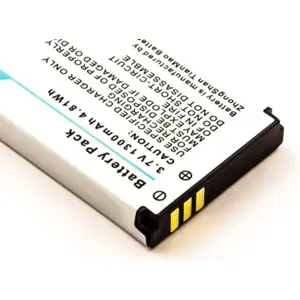 Batería para teléfono móvil compatible con Caterpillar CAT B25, Li-ion 3.7V 1300mAh 4.8Wh