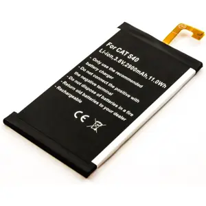 Batería para teléfono móvil compatible con Caterpillar CAT S40, Li-ion 3.8V 2900mAh 11.0Wh
