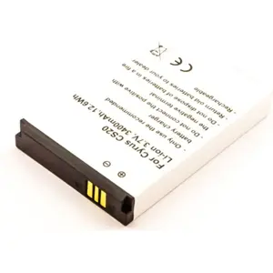 Bateria para telemóvel compatível com Cyrus CS20, Li-ion 3.7V 3400mAh 12.6Wh