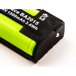 Bateria compatível com Sennheiser BA2015, NiMH 2.4V 1500mAh 3.6Wh