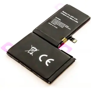 Batería para teléfono móvil compatible con Apple iPhone X, Li-Po 3.81V 3000mAh 11.4Wh - alta capacidad