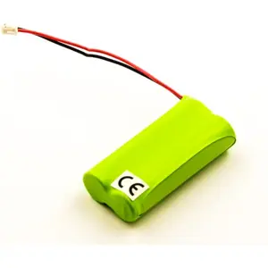 Bateria para Headset compatível com Audioline Dect 5015, NiMH 2.4V 800mAh 1.9Wh