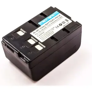 Bateria para câmara compatível com Panasonic VW-VBS10E, VW-VBS20E, NiMH 4.8V 4000mAh 19.2Wh