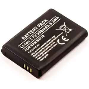 Bateria para telemóvel compatível com Samsung B2710, Li-ion 3.7V 900mAh 3.3Wh