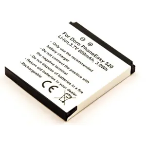 Bateria para telemóvel compatível com Doro PhoneEasy 520, Li-ion 3.7V 800mAh 3.0Wh