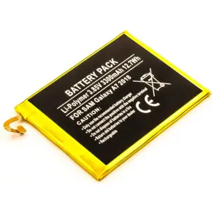 Batería para teléfono móvil compatible con Samsung Galaxy A7 2018, Li-Po 3.85V 3300mAh 12.7Wh