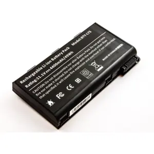 Bateria para computador portátil compatível com MSI CX500, CX720, Li-ion 11.1V 4400mAh 49Wh