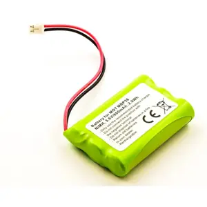 Batería para intercomunicador para bebé compatible con Motorola MBP36, NiMH 3.6V 800mAh 2.9Wh