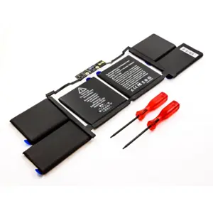 Bateria para computador portátil compatível com A1953 para MacBook Pro 15" 2018, A1990 EMC 3215, Li-Po 11.4V 7336mAh 83.6Wh