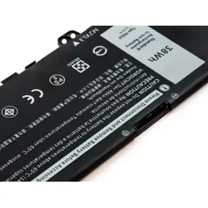 Bateria para computador portátil compatível com Dell Inspiron 13 7000, 7373, Li-ion 11.4V 3333mAh 38.0Wh