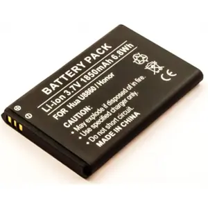 Batería para teléfono móvil compatible con Huawei U8860, Honor, Li-ion 3.7V 1850mAh 6.8Wh