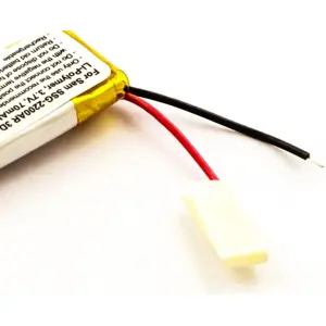 Batería para gafas 3D compatible con Samsung SSG-2200AR 3D Glasses, Li-Po 3.7V 70mAh 0.3Wh