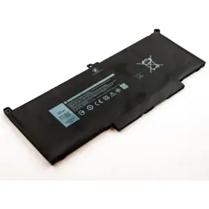 Batería para ordenador portátil compatible con Dell Latitude E7480, Li-Po 7.6V 7895mAh 60.0Wh