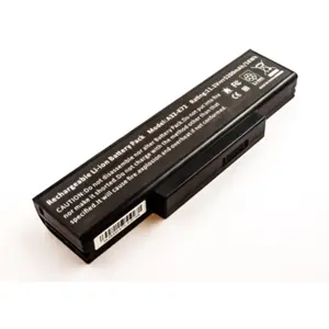Bateria para computador portátil compatível com ASUS A72, K72, A32-K72, Li-ion 11.1V 5200mAh 58Wh