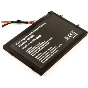 Bateria para computador portátil compatível com Dell Alienware M11x, M14X, Li-Po 14.8V 4190mAh 62Wh