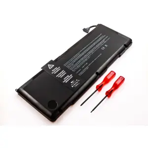 Bateria para computador portátil compatível com A1383 para MacBook Pro 17" 2011 A1297, Li-Po 10.95V 8675mAh 95.0Wh