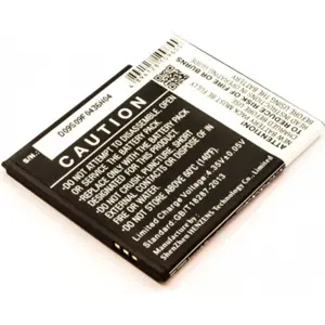 Bateria para telemóvel compatível com Kazam Tornado 2 5.0, Li-Po 3.8V 2000mAh 7.6Wh