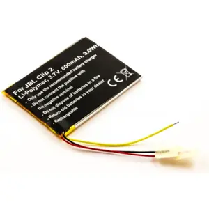 Batería para altavoz Bluetooth compatible con JBL Clip 2, Li-Po 3.7V 800mAh 3.0Wh