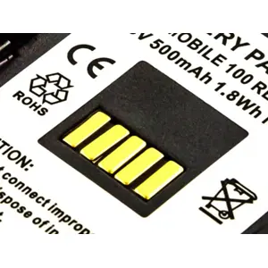 Batería compatible con Alcatel Mobile 100 Reflexes, NiMH 3.6V 500mAh 1.8Wh