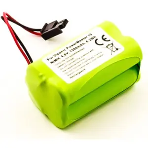 Bateria para Alarme sem fios compatível com Visonic PowerMaster 10, NiMH 4.8V 1300mAh 6.2Wh