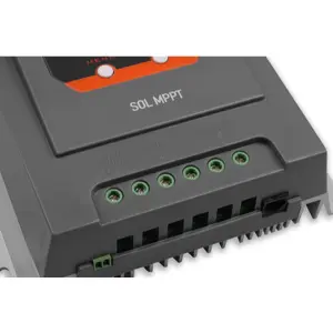 Controlador de carga solar MPPT (4 etapas) com LCD c/ Bluetooth - 12/24VDC 20A