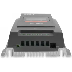 Controlador de carga solar MPPT (4 etapas) com LCD c/ Bluetooth e saídas USB - 12/24VDC 30A