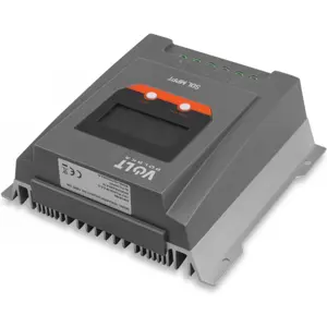 Controlador de carga solar MPPT (4 etapas) com LCD c/ Bluetooth - 12/24VDC 20A