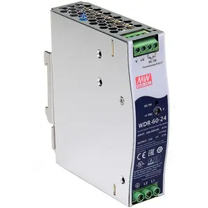 Fonte de alimentação para calha DIN 24VDC 2.5A 60W