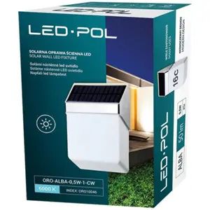 Aplique de LED solar con autoadhesivos alfanuméricos para la numeración de viviendas