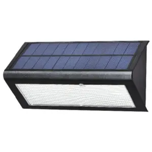 Aplique de LED solar 6W 6500K c/ sensor de movimento