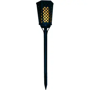 Candeeiro LED solar de jardín con estaca 3.7V 0.5W 1600..1800K 50lm