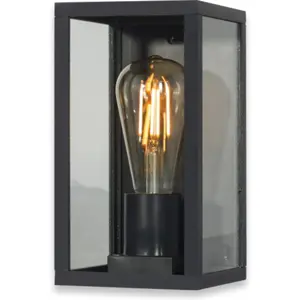 Aplique de parede exterior 230V p/ 1x lâmpada LED E27