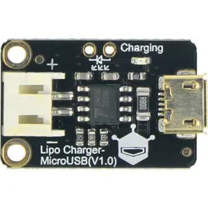 Módulo cargador de batería Li-Po 500mA - entrada Micro-USB