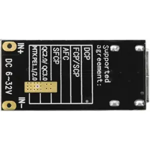 Módulo Conversor DC-DC step down 6..32VDC para 5V/3A USB-A Fast charge