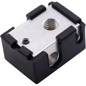 Kit Bloque de calentamiento HotEnd en aluminio V6 c/ funda de silicona
