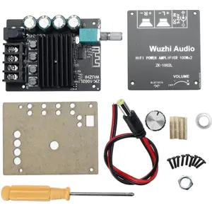 Placa amplificadora de áudio Bluetooth 5.0 2x100W