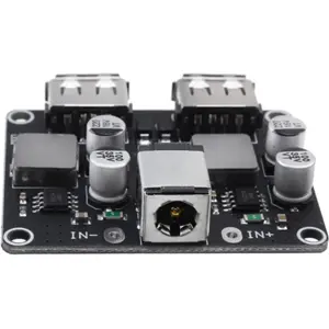 Módulo Conversor DC-DC step down 6..32VDC para 5V/3A 2xUSB-A Fast charge